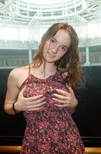 Hazel Moore Showing Boobs In Public Places