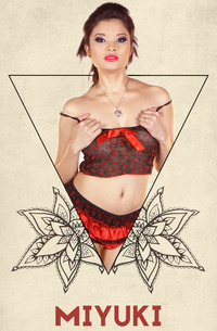 Lovely Asian Babe Teasing In Stockings