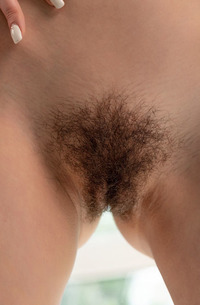 Young Babe Brandi Belle With Real Bushes