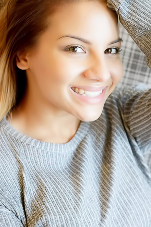 Amazing beauty of young girl