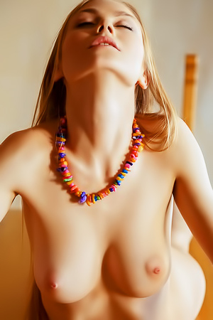 Petite Nancy A is posing naked