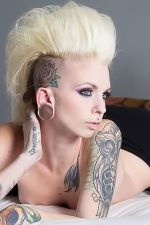 Blonde Punk Prepaired for Fucking