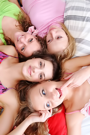 Hot Lesbian Foursome
