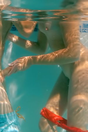 Chanel Grey Under Water Porn