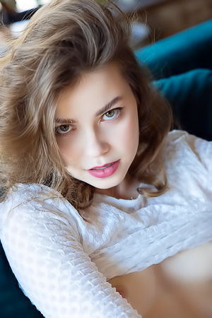 Julia Morozzi Her Hands Exploring Her Sexy Curves