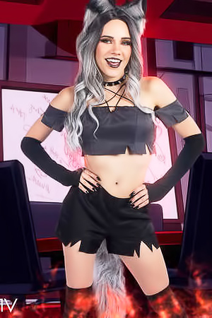 Porn With Cosplaying Babe Rose Caarter