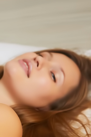Stella Cardo Poses Barefoot On Bed With Sheer Nightie Falling Off